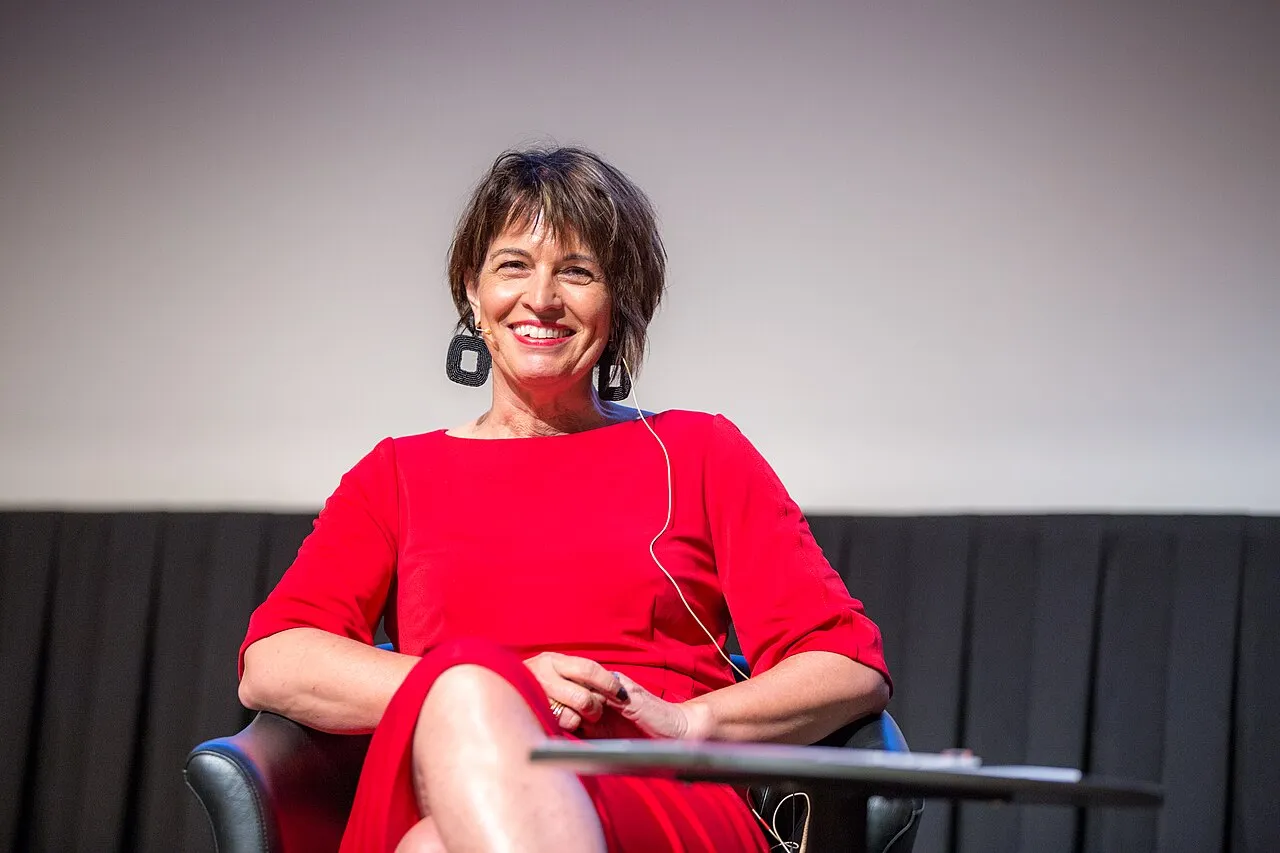 Doris Leuthard, oud-bondsraadslid en energieminister van Zwitserland, op een CVP-partijbijeenkomst